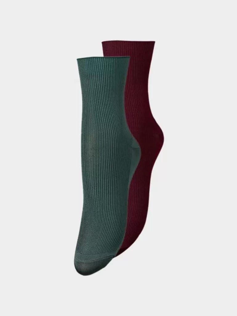 Basic Sokker | BeckSöndergaard Alma Solid Sock 2 Pack