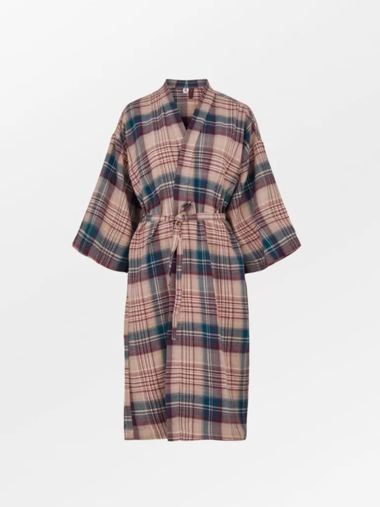 Kimonoer | BeckSöndergaard Flannel Luelle Kimono - Multi Color