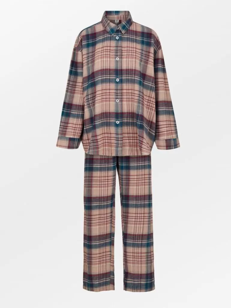 Pyjamaser | BeckSöndergaard Flannel Pyjamas Set - Multi Color