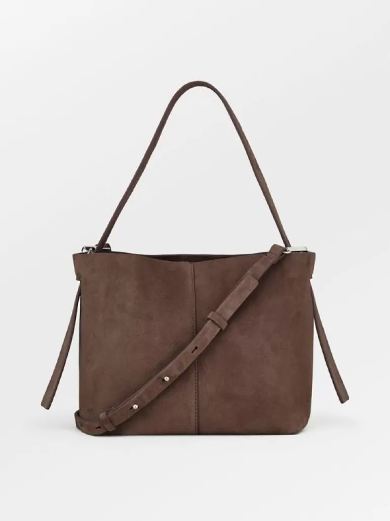 Crossbody Vesker | BeckSöndergaard Suede Fraya Small Bag - Brown